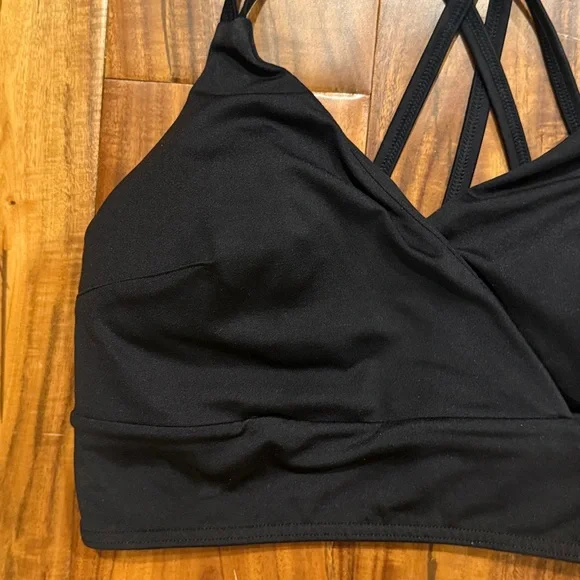 Strappy Longline Sports Bra - Picture 2 of 5